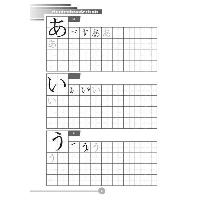 Học Japanese tập tô chữ cái tiếng nhật Với phương pháp học tô chữ cái sáng tạo